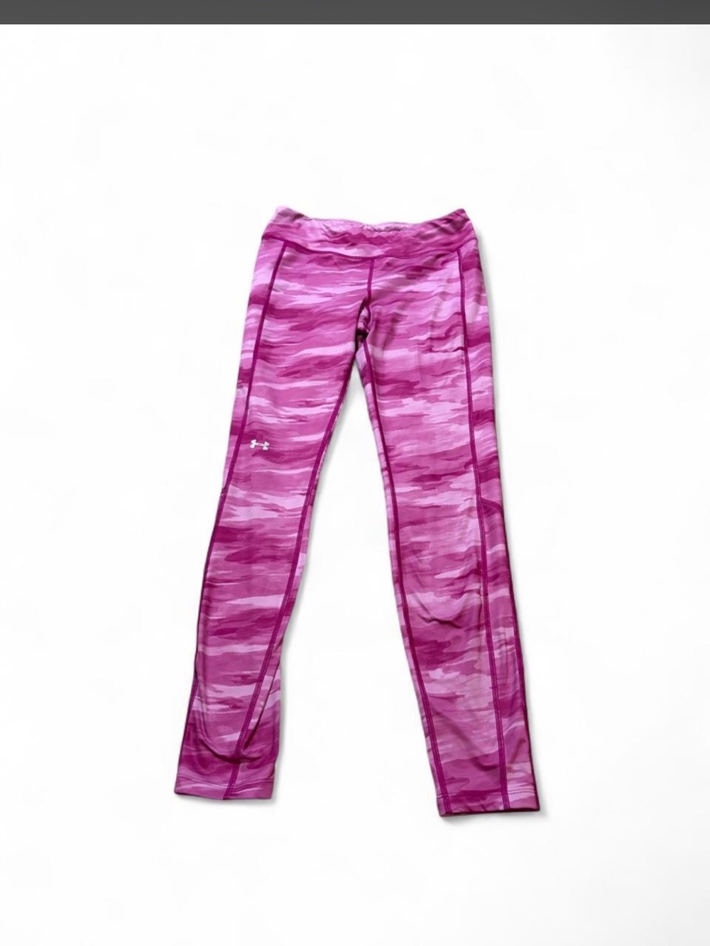 Under Armour women’s Pink Camo Leggings - Magenta & Light Pink